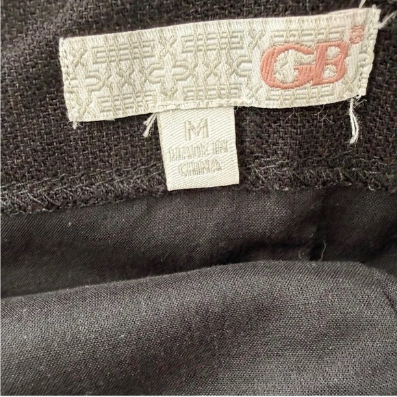 Gianni Bini Black Wide-Leg Button-Front Strap Jumpsuit - Picture 5 of 6